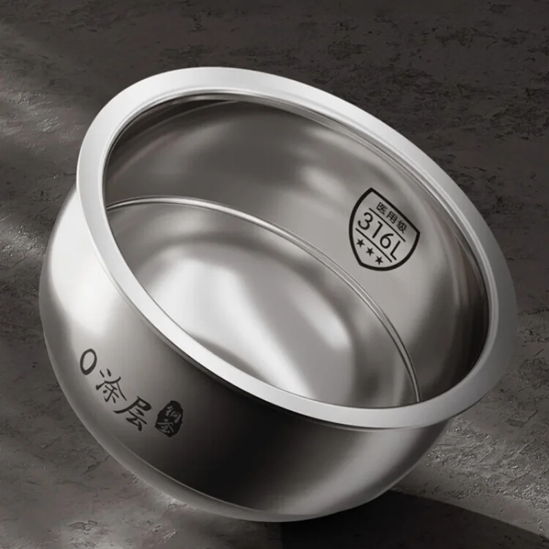 Joyoung وعاء طبخ الأرز غير المطلي الكهربائي 4L وعاء داخلي من الفولاذ المقاوم للصدأ 316L طباخ صحي للعائلة (3-4 أشخاص) 220 فولت 40F316L