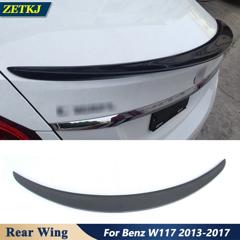 

W117 AMG Style Real Carbon Fiber Rear Wing Roof Spoiler Car Modification Part For BENZ CL180 CLA200 CLA220 CLA260 2013-2017