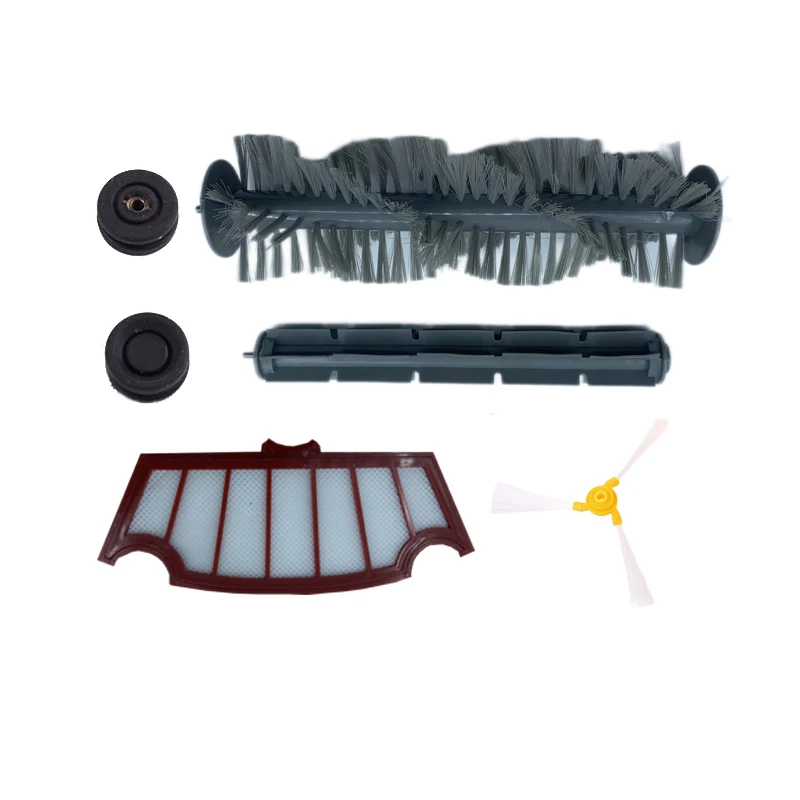 (A320/A325/A330/A335/A336/A337/A338) Spare part for Robot Vacuum Cleaner, Hair Brush,Rubber Brush,Side Brush,HEPA Filter image 2