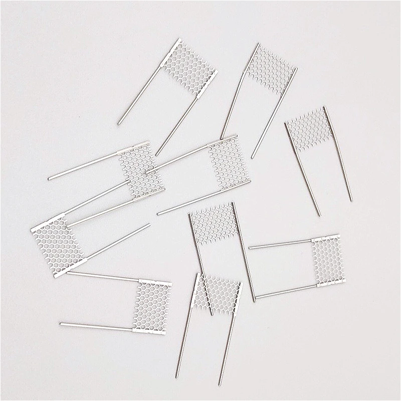 10 unidades/caja de bobinas de malla de nido de abeja de acero inoxidable premium, piezas de repuesto universales para accesorios de herramientas de calentamiento DIY