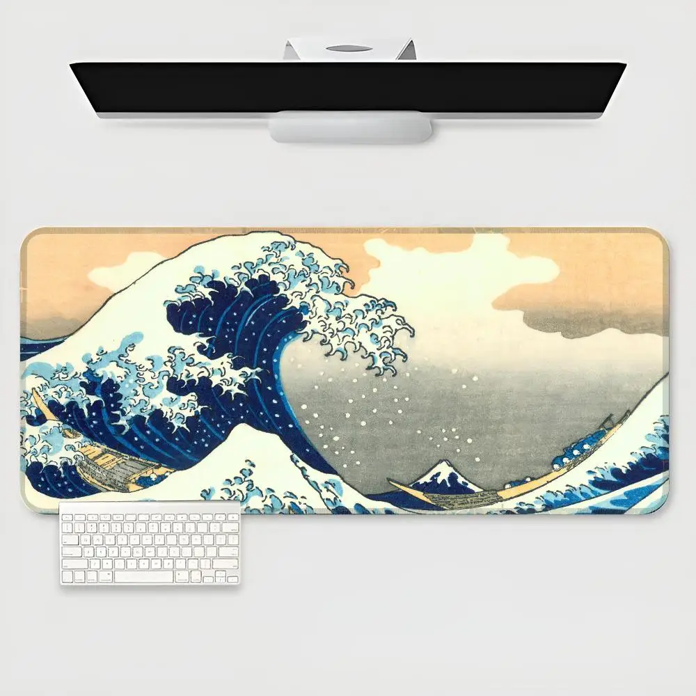 Thirty-six Views of Mount Fuji     Mouse Pad game teclado XXL Mouse Pad Large Computer Laptop Non-slip Keyboard Desk Mat Mousepa