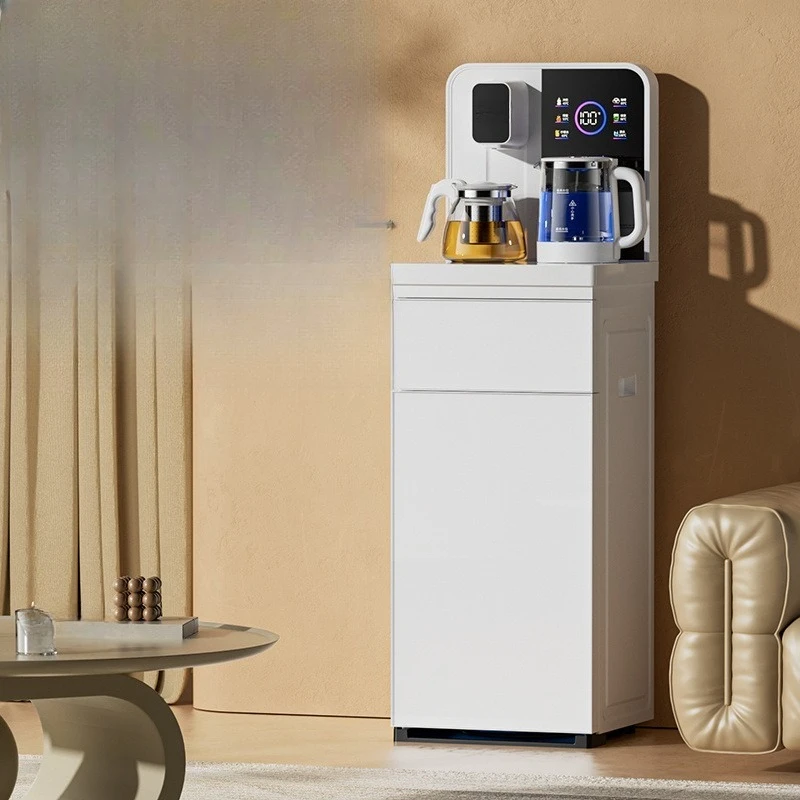 

Bottom type water supply, anti-spill and anti-dry burning voice household water dispenser cooling heat