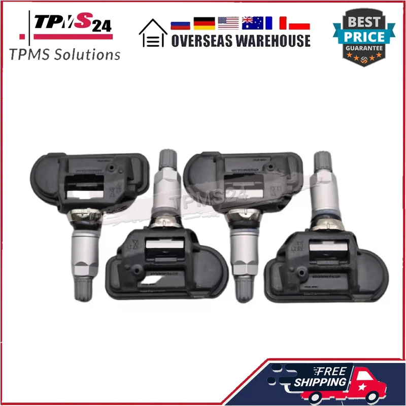 4 stuks Voor Chevrolet Corvette Volt Opel Astra J Cascada Corsa E Vauxhall Astra MK 433 MHz TPMS sensor 13581560 13598775 13327259