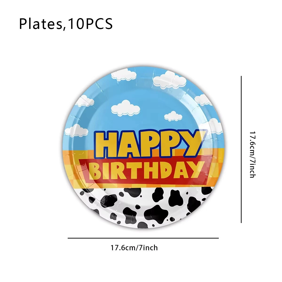 Toy Inspire Game Story Birthday Party Decoration Set Plates Paper Cup Tablecloth Toy Adventure Themed Party Favors Party Supplie