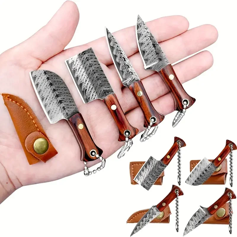 Portable Mini Knife Demolition Express Knife Collection Knife Keychain Small Kitchen Knife Out of The Box Portable Knife Gift