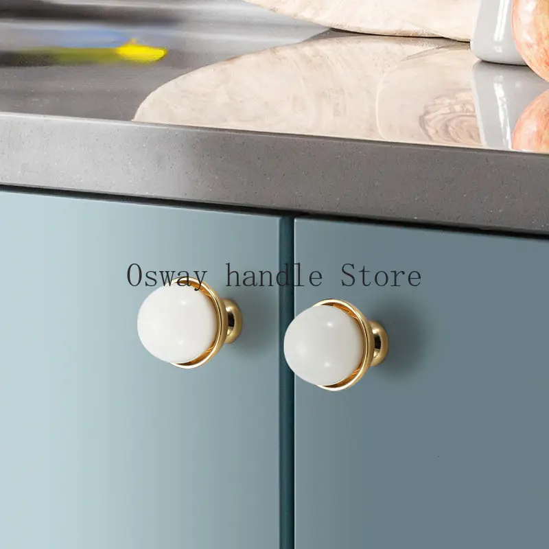Stylish Agate Jade Furniture Handles Luxury Door Handles for Cabinets and Drawers Wardrobes Dresser Kitchen Hardware