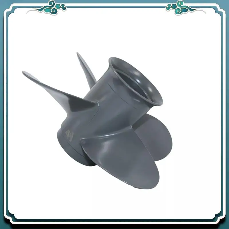 

ABTU-Boat Outboard Propeller 9 1/4X11 58134-ZV4-011AH For Honda Aluminum 8HP-20HP 8 Tooth 4 Blades