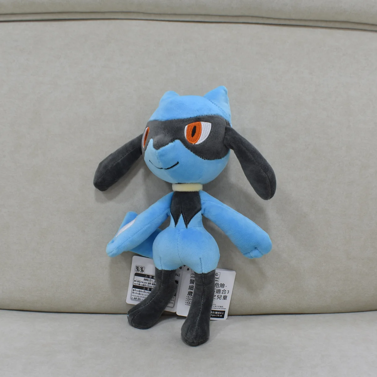 Anime Peluche Shiny Lucario Mega Lucario Cute Soft Animals Doll Kids Hobby Collection Decor Children Birthday Gifts Pokemon Toys