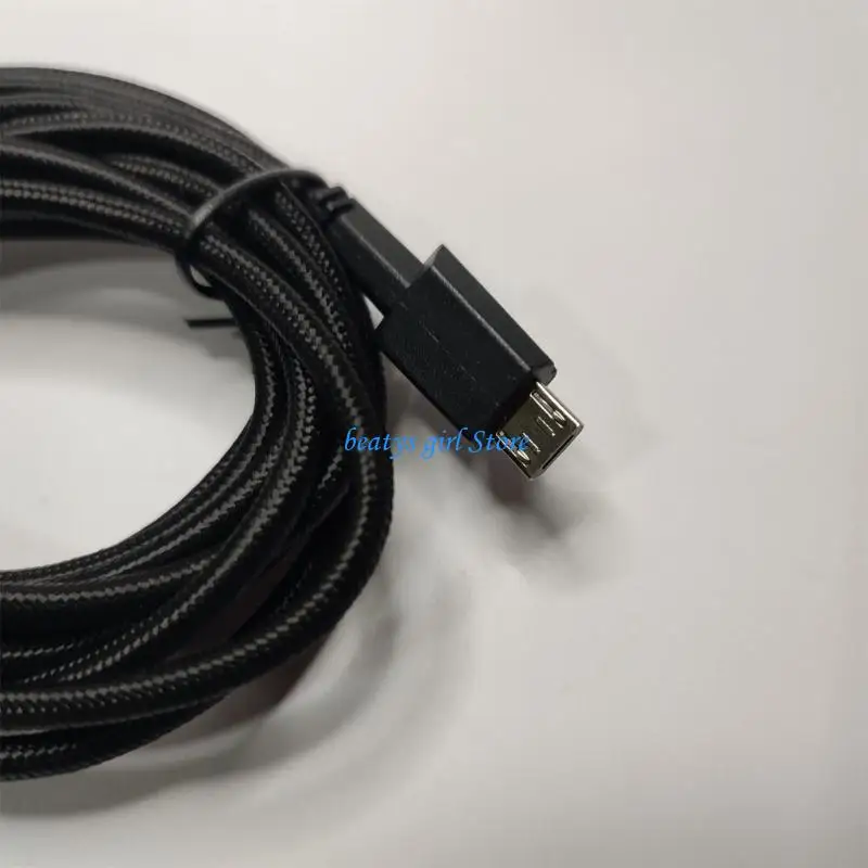 

C7AB Mouse Cable USB Nylon Charging Cord For AW610M AW310M Mouse Wire Ensuring Fast And Stable Power Delivery