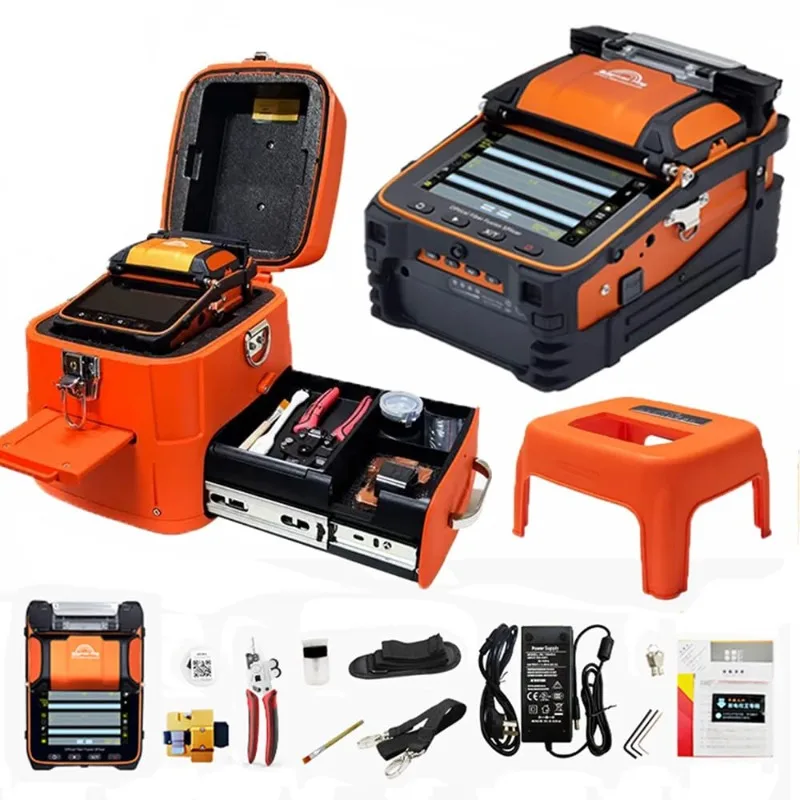 SM&MM Automatic Intelligent Optical Fiber Fusion Splicer Optical Fiber Welding Splicing Machine (Ai-9) &Fiber Cleaver Kit (Ai-9)