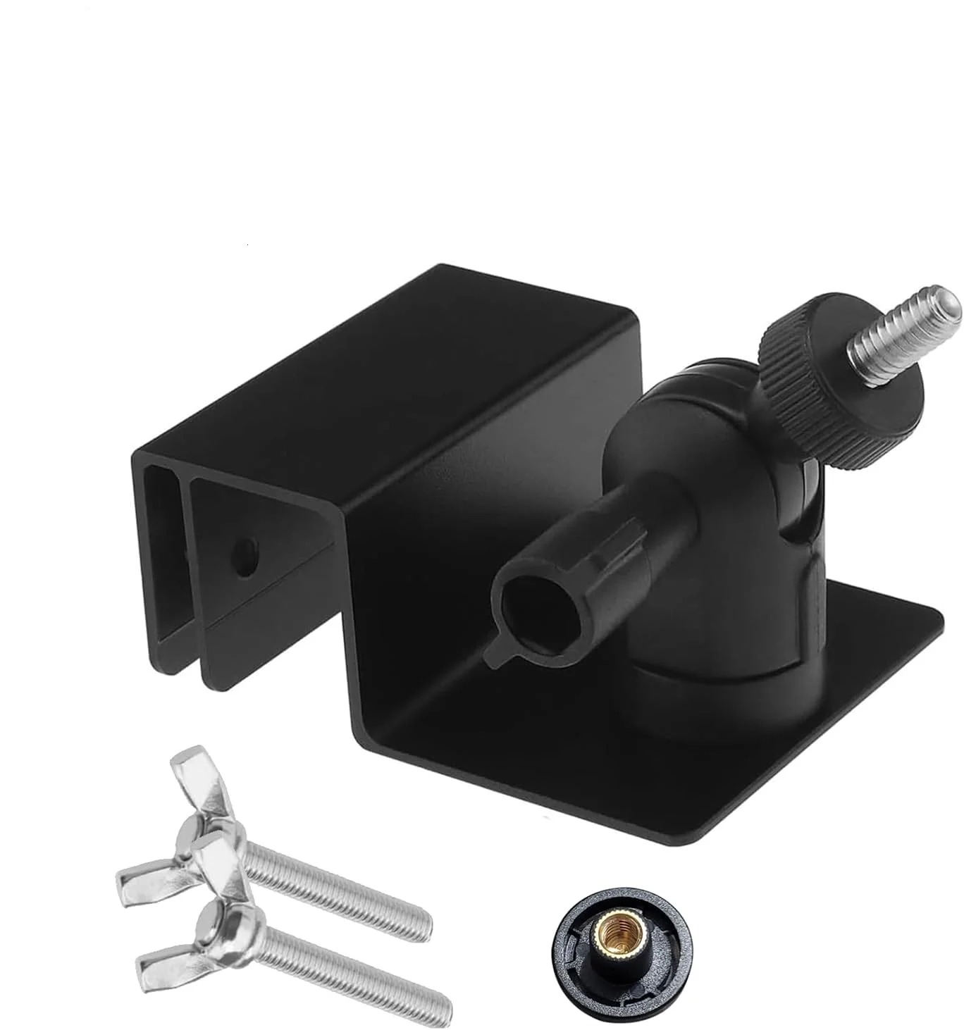 Universal Solar Panel Gutter Mount Compatible for Ring, Arlo, Eufy, SimpliSafe, Wyze, Reolink, Nest, Tapo,and More – No Drill
