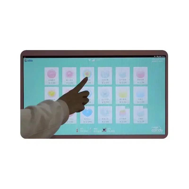 2025 New Commercial Cotton Candy Machine Four Flavors Fully Automatic Cotton Candy Vending Machine