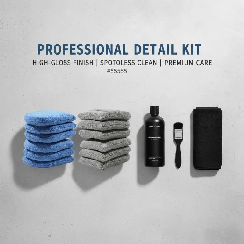 

1pcs Soft Microfiber Car Wax Applicator Mitts Polishing Sponge Wax Foam Applicator Pad For Car Cleaning Auto Detailing