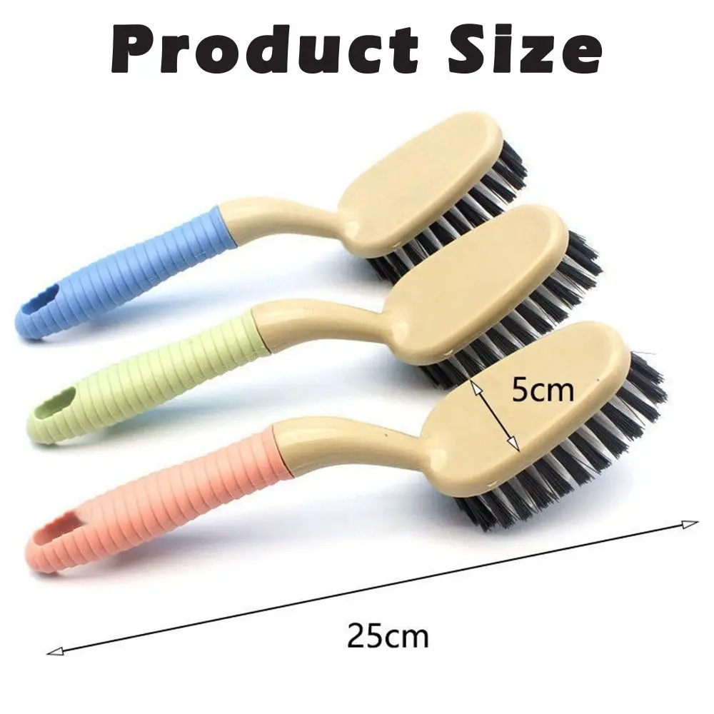 1PC Long Handle Cleaning Brush New Household Cleaning Rubber Grip Dusting Brush Multipurpose Toilet Brush
