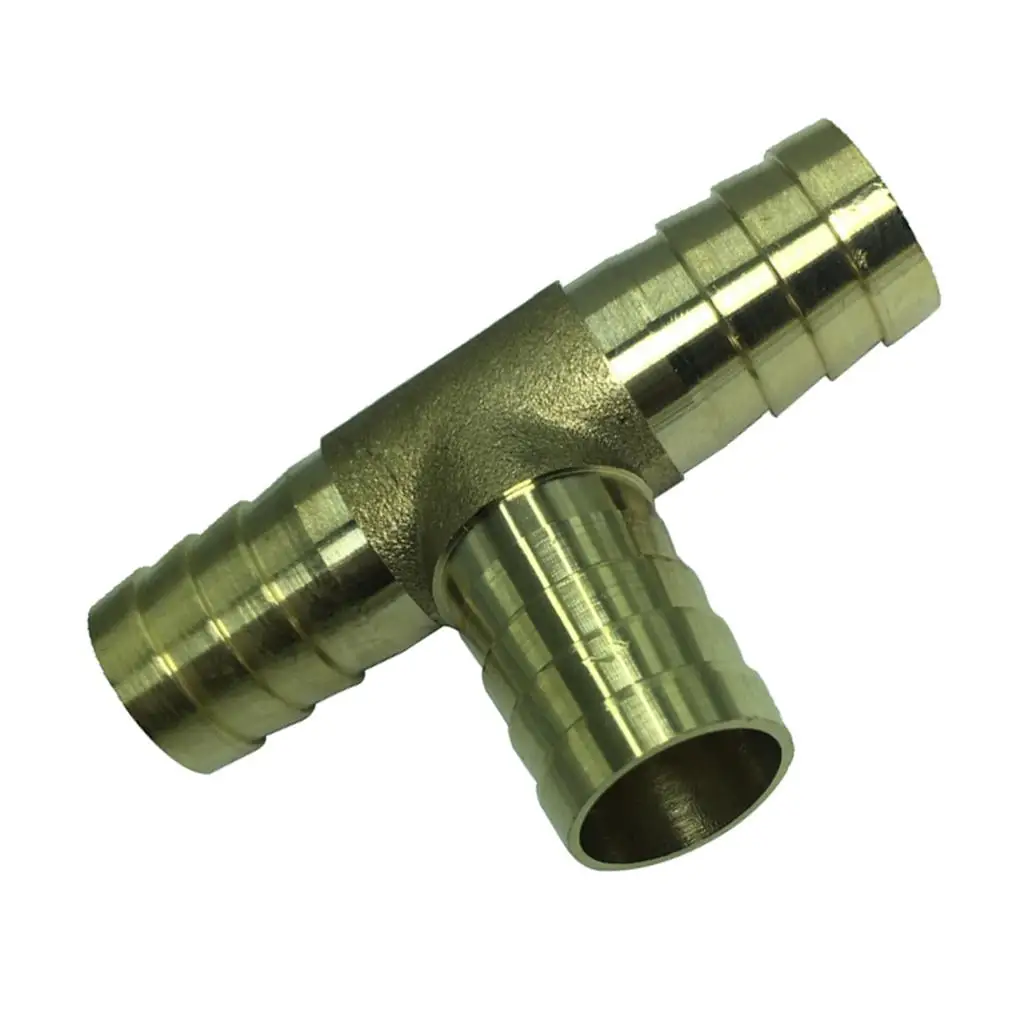 Brass T Pipe Fitting External Thread T Shaped Connection Coupling