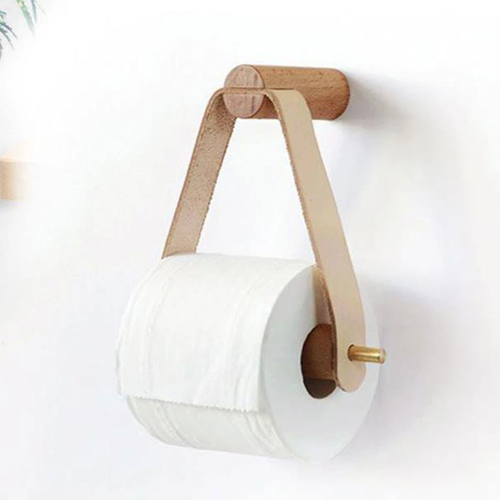 

Wooden Tissue Holder Simple Design Roll Paper Shelf For Bathroom Kitchen Living Room Decorative Tissue Storage Stand