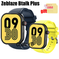 3in1 for Zeblaze Btalk Plus Strap Smart watch Women men Band Silicone Replacement Bracelet Sports Belt Screen Protector Film