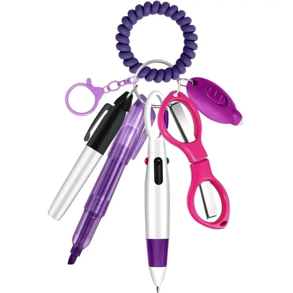 New Portable Nurse Pen Pack Retractable Durable Nurse Badge Set ID Badge Reels Lanyard Keychain Nurse Badge Clip Accessory Gift