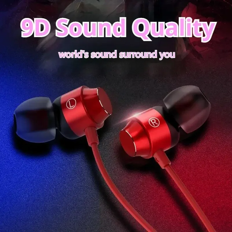 Проводные наушники TYPE C с микрофоном HiFi Bass Проводные наушники Стерео Музыкальные наушники Гарнитура Mp3 Спортивные наушники для телефона Micro