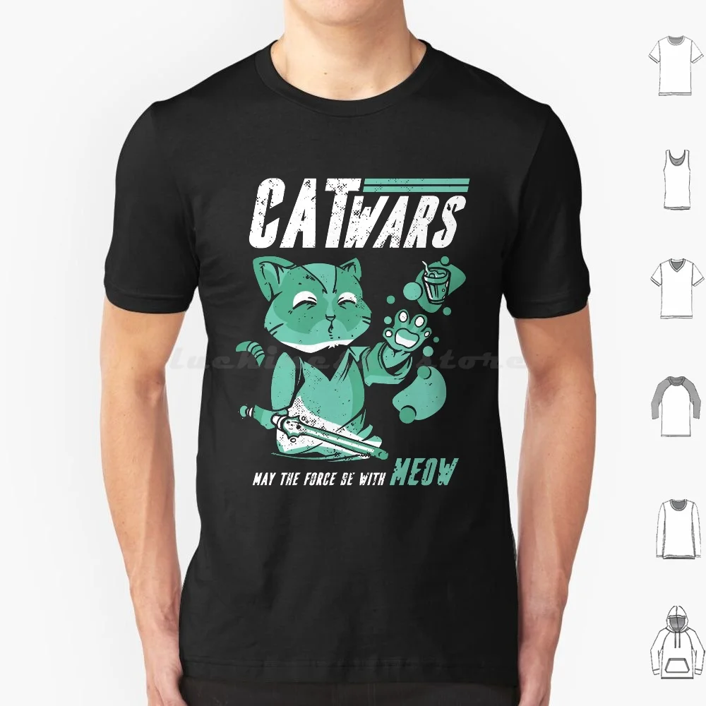Cat Wars Parody Catwars-May The Force Be With Meow T Shirt Men Women Kids 6xl Wars Cats And Kittens Cats Love Cats For Kids Cat