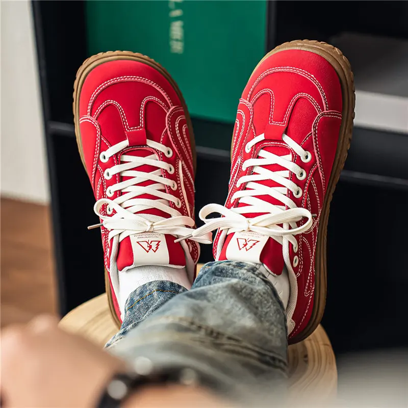 Fashion Wide Toe Men Casual Shoes Breathable Man Sneakers Comfortable Barefoot Walking Footwear Lightweight Jogging Sport Shoes - view 6