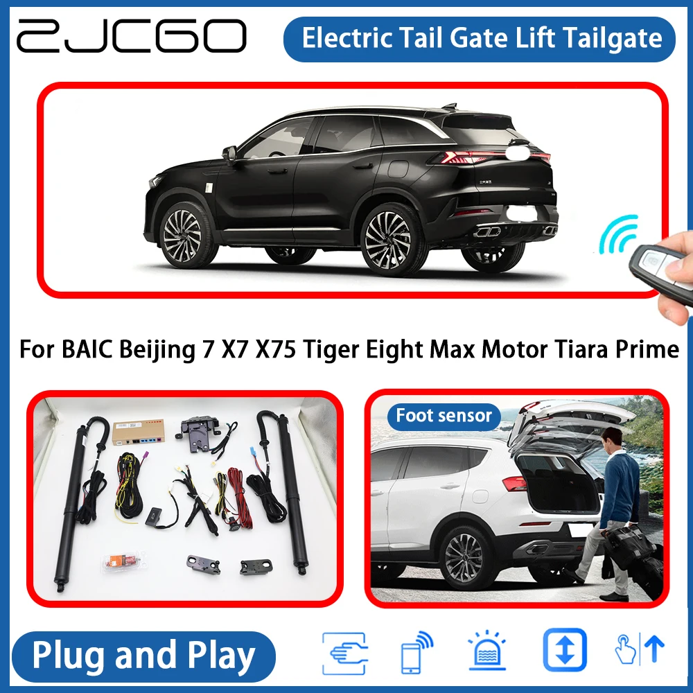 for BAIC Beijing 7 X7 X75 Tiger Eight Max Motor Tiara Prime Automatic Powered Tailgate Power Liftgate Electric Tail Gate Lift