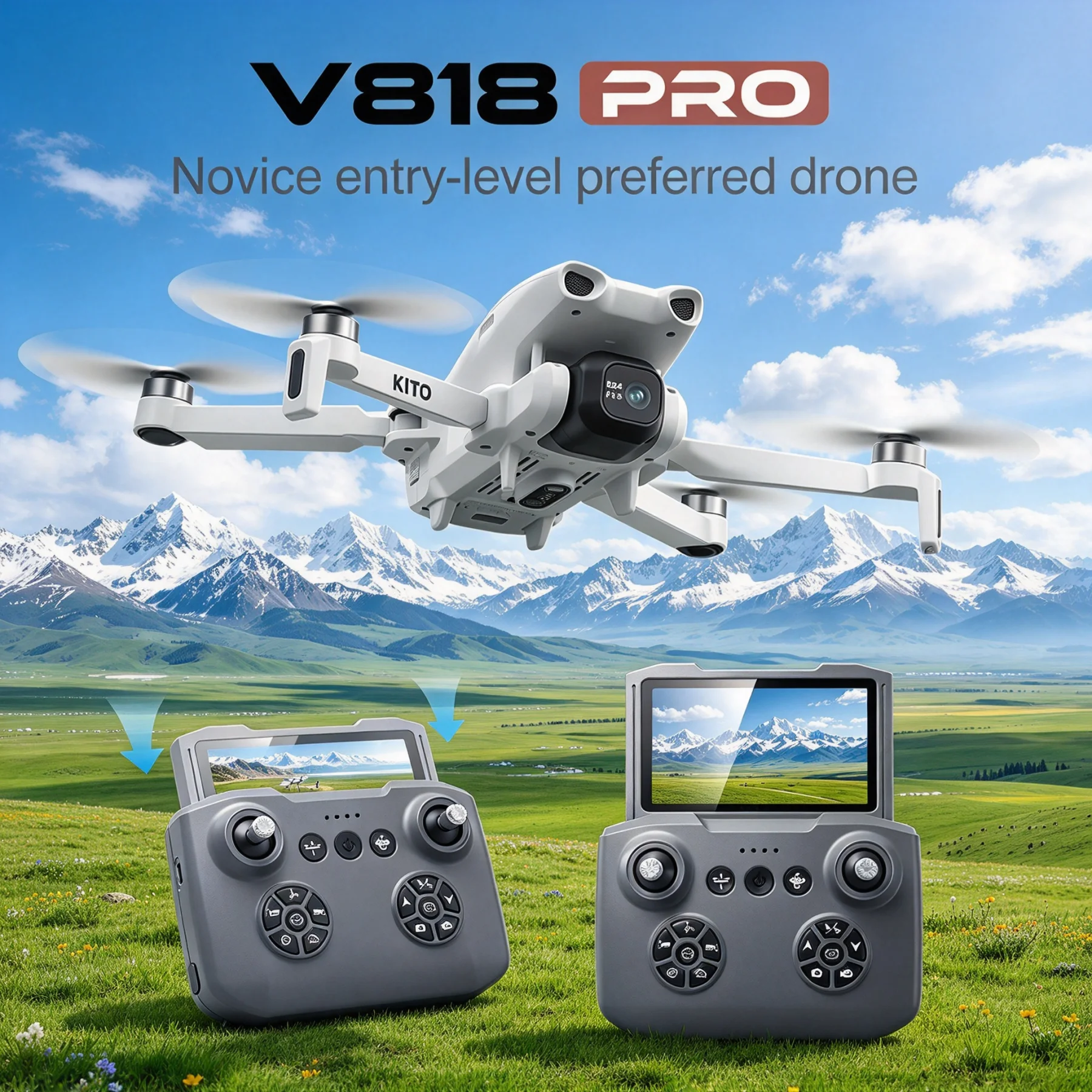 4K 6K 8K Camera V818PRO GPS Drone Aerial Quadcopter 5G Screen Remote Smart Follow Obstacle Avoidance Pro Max Elite