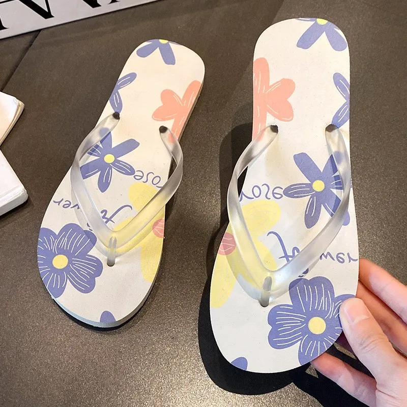 

Couple Women Men Beach Sandals Summer Flip Flops Women Cute Candy Color Indoor Flat Shoes Men Beach Slippers Non-slip Soft Sole