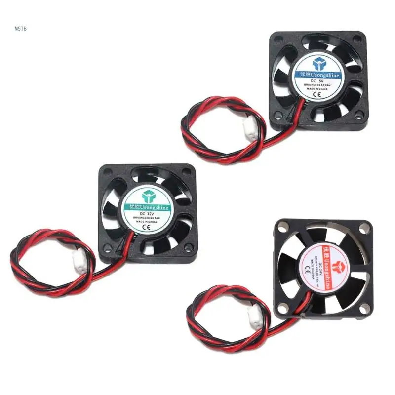 4cm for DC Oil Bearing Cooling Fan Quiet Cooler Radiator for 3D Printer Ender 3 Dropship