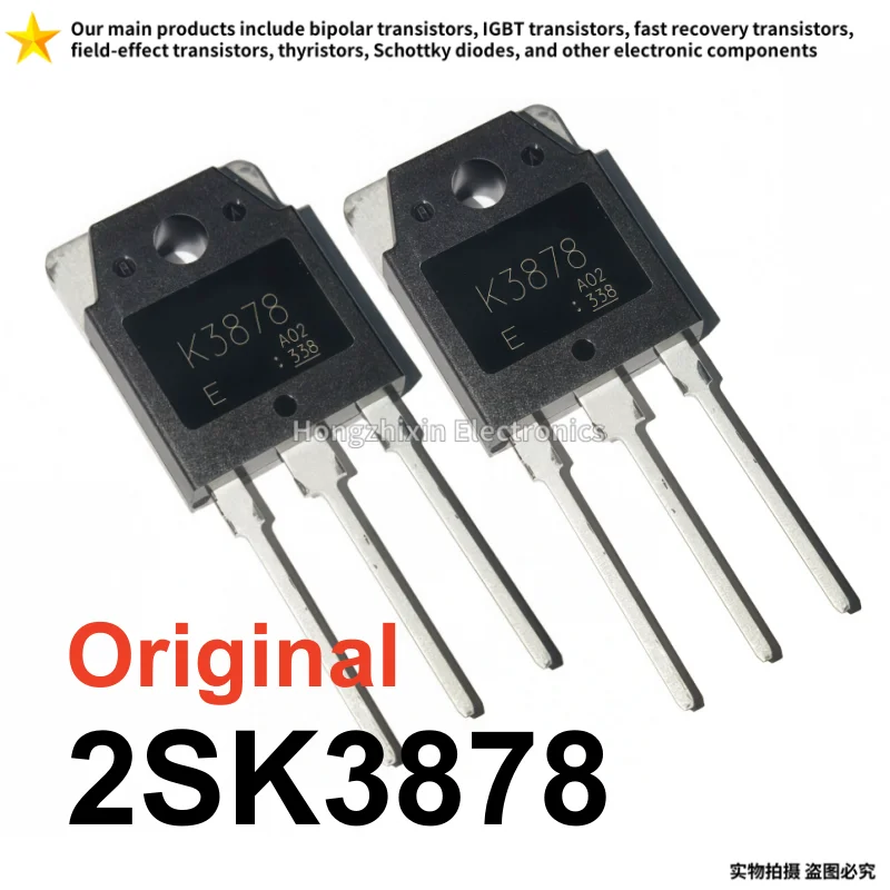 Original 5/10 Uds 2SK3878 K3878 TO-3P 9A900V MOS transistor de efecto de campo