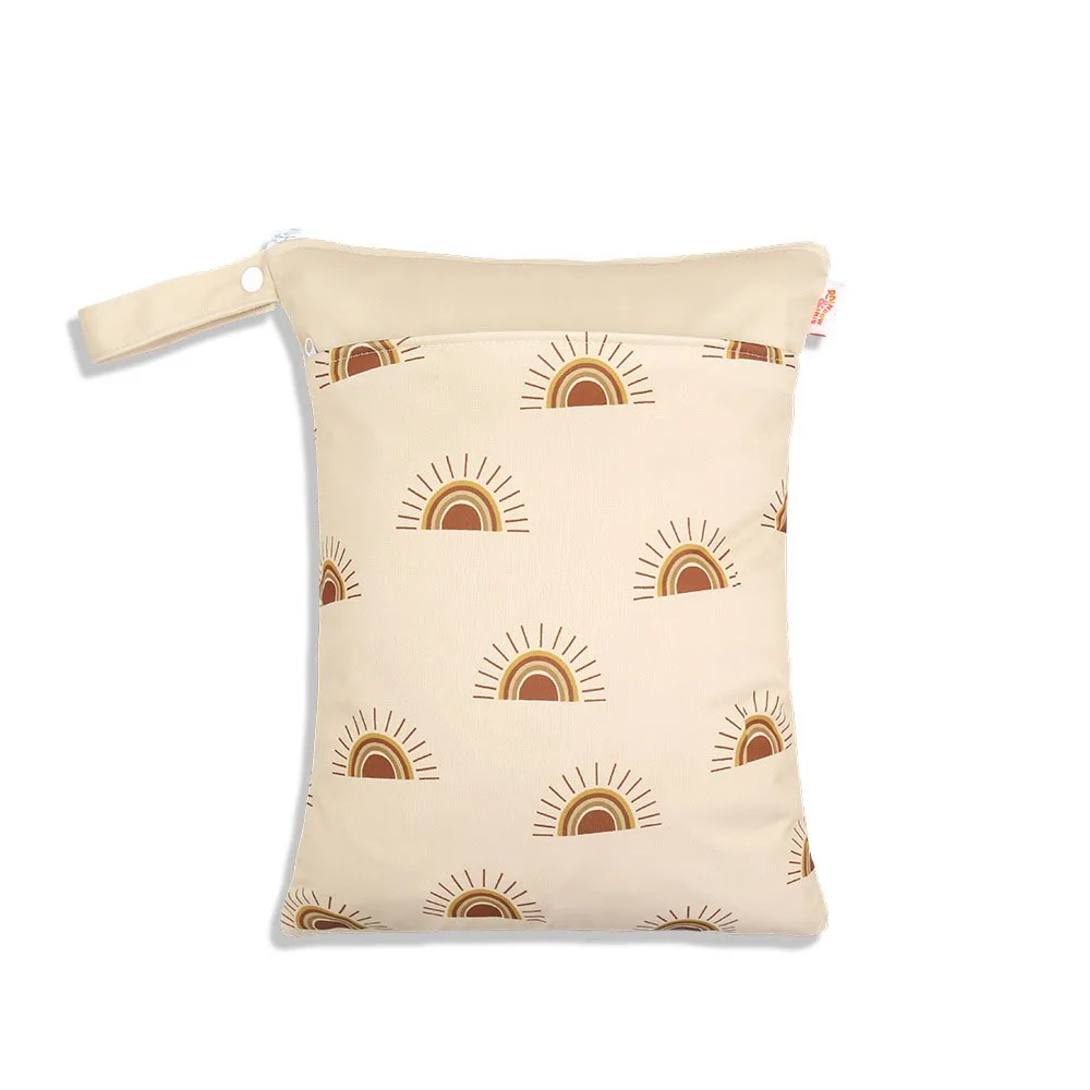 

Водонепроницаемая сумка для подгузников с ручкой, моющаяся, портативная, для мам, 30*40 см, в скандинавском стиле, для влажных подгузников, для детских подгузников