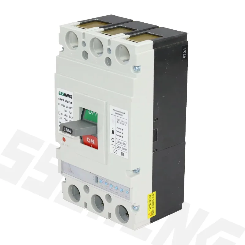 MCCB SHM1E-630 3P 400-630A 65kA Electronic Circuit Breaker BA-99M BA88 Circuit Breakers SHM1E-800