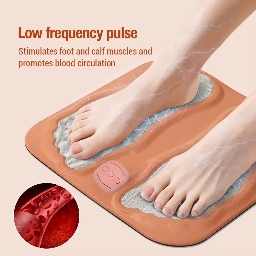 리모컨 EMS 발 자극기 통증 완화 발 마사지 매트 근육 이완 EMS 발 마사지기 발 마사지 카펫
