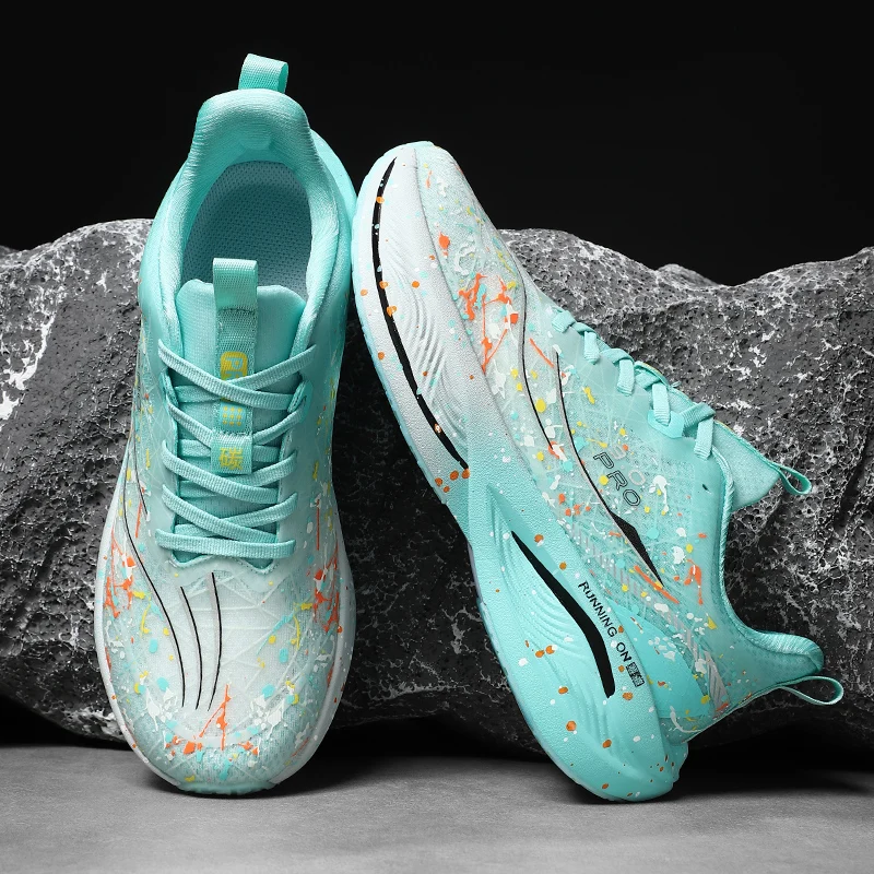 2026 New Men's Sneakers Night Fluorescent 3.0 Carbon Plate Cushioning Running Shoes Stable Rebound Training Shoes Jog Shoes