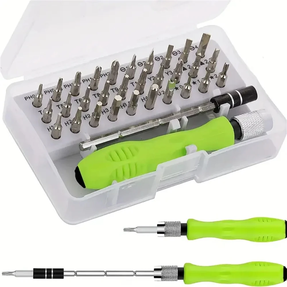 

Tool Repair 32 In 1 Multifunctiona Precision Screwdriver Set Mini Magnetic Screwdriver Bits Kit Maintenance Hand Tool Sets