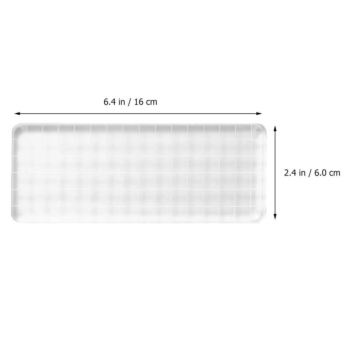 

Thickened Acrylic Seal Stamp Block Transparent Scrapbooking Invitations Craft Projects Acrylic Block Pad