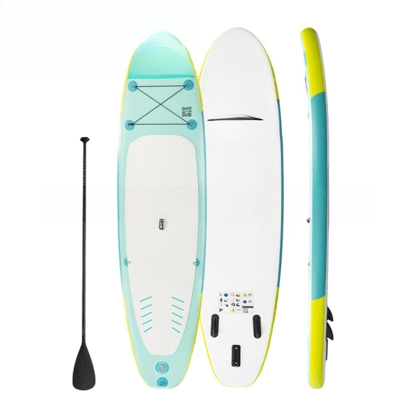 HB surfboard sup professional + wave board inflatable paddle supboard green