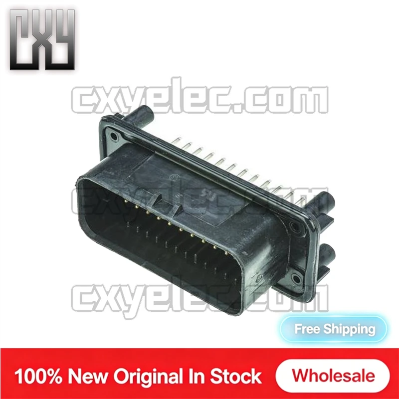776231-1 35Pin PCB Header Connector 3 Row 4mm IP67 Waterproof Vertical Through Hole Wire-to-Board For Car ECU Truck Engineering