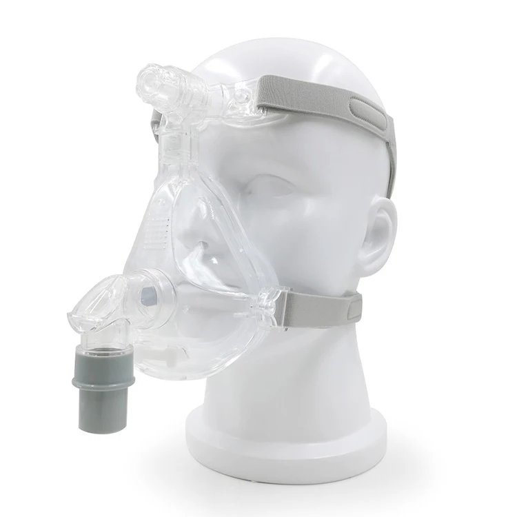 CE ISO13485 Approved Good Price Full Face Mask Mask For Sleep Apnea Anti Snoring Treatment With Free Adjustable Headgear