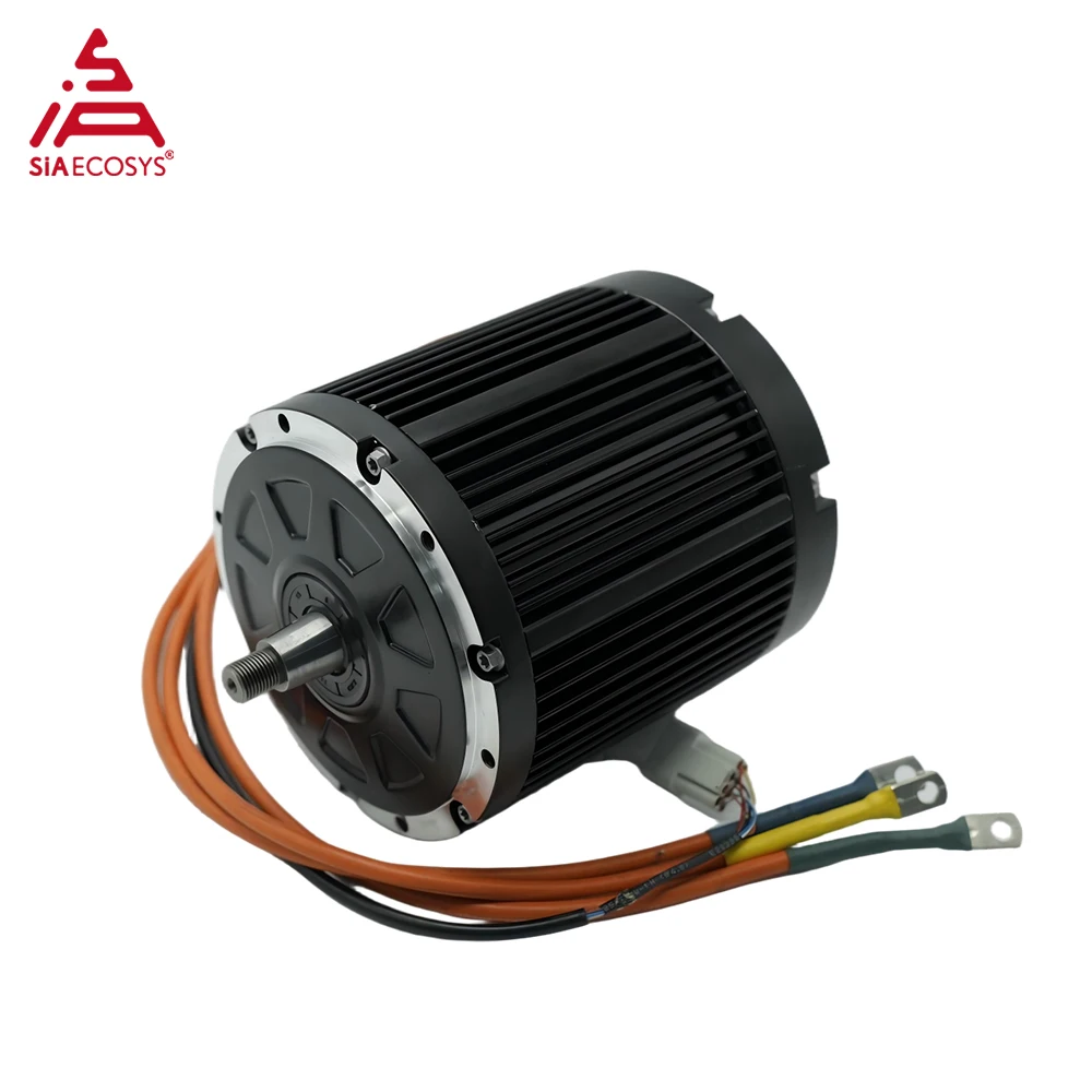 QS MOTOR High Efficiency 155 36H 5000W Mid Drive Motor 72V 15000W Peak Power 45Nm Torque 6000RPM IP67 Hairpin E-Scooter Motor
