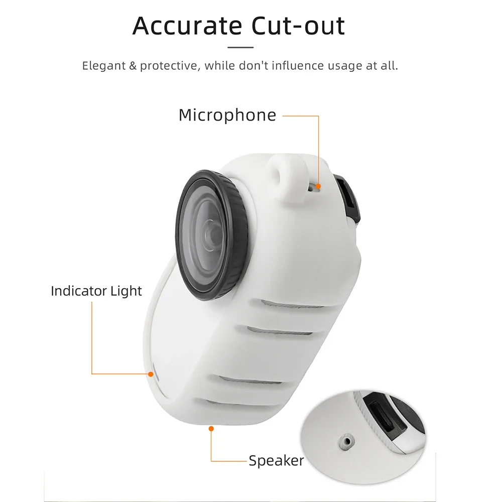 Scratchproof Silicone Cover for Insta360 GO 3S Camera Body Protective Sleeve Cover Cap For Insta360 GO 3S Accessories