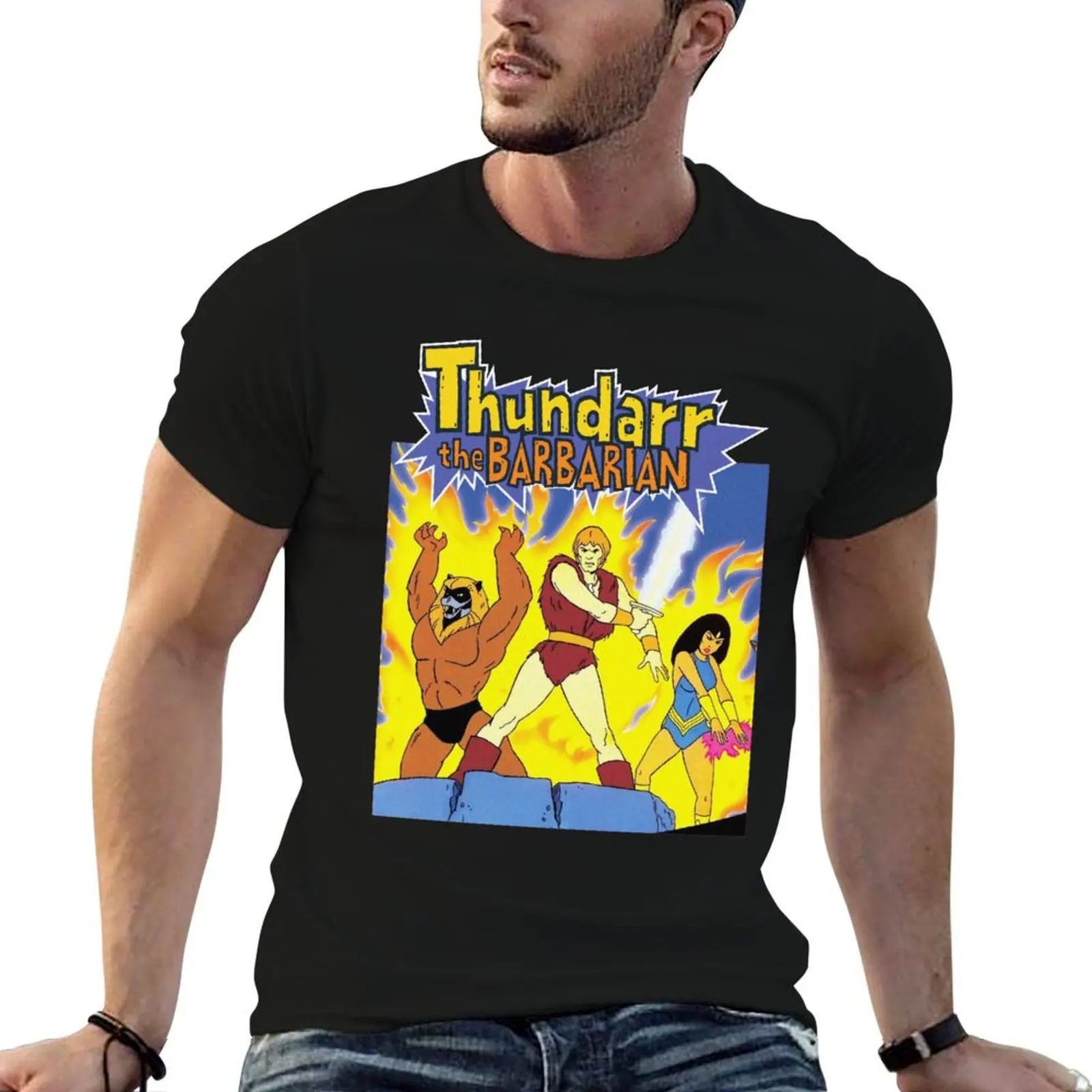 

luxury brand shirt t Thundarr T-Shirt shirt Barbarian men cotton cotton t men 100% the 100%