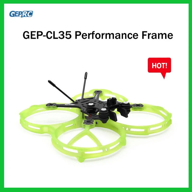 

GEPRC GEP-CL35 Performance Frame Подходит для дрона серии Cinelog35 из углеродного волокна RC FPV Квадрокоптер Сменные аксессуары Запчасти