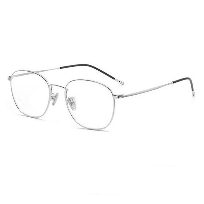 Metal Anti-blue Light Computer Glasses Women Men 1.56 Aspherical Myopia Lens Prescription Eyeglasses 0 -0.5 -0.75 -1.0 To -6.0