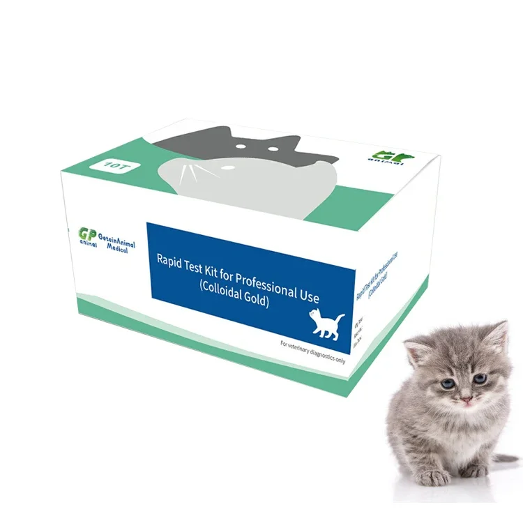 Getein Easy Operation Feline Rapid Test Kit for Colloidal Gold FHV Ag Pet Testing Kit