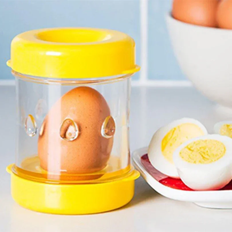 

1pc Hand-cranked Automatic Egg Sheller Boiled Eggs Peeler Machine Egg Opener Fully Automatic Small Tool Egg Tool Kitchen Tool