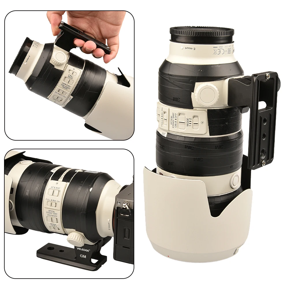 

Replacement Lens Foot Built-in Arca Type Quick Release Plate Lens Collar Foot for Sony FE 100-400mm F/4.5-5.6 GM OSS Lens