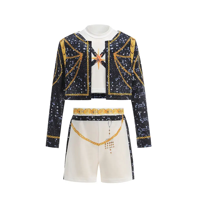 Kinderen Koreaanse zanger danskostuum set Halloween carnaval cosplay outfit meisjes toneelvoorstelling rollenspel kleding