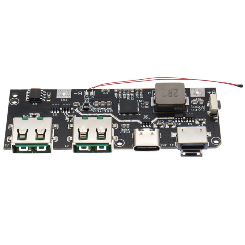 QC4.0 QC3.0 LED Dual USB 5V 4.5A 22.5W Micro/Type-C USB Mobile Power Bank 18650 Charging Module Temperature / Circuit Protection