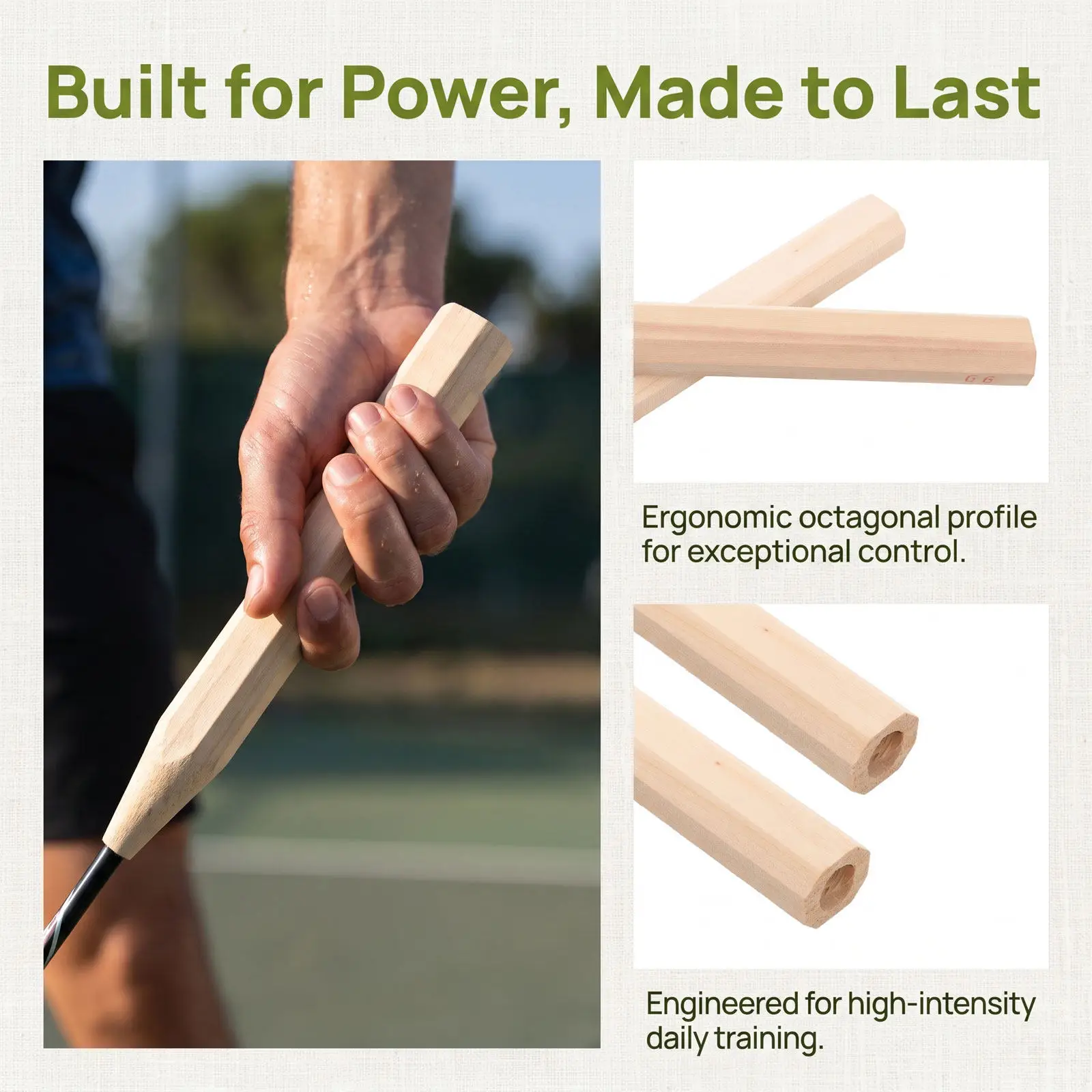 3 Pcs Badminton Handle Grip Racket Replacement Broken Fix Light Brown Restoration Parts